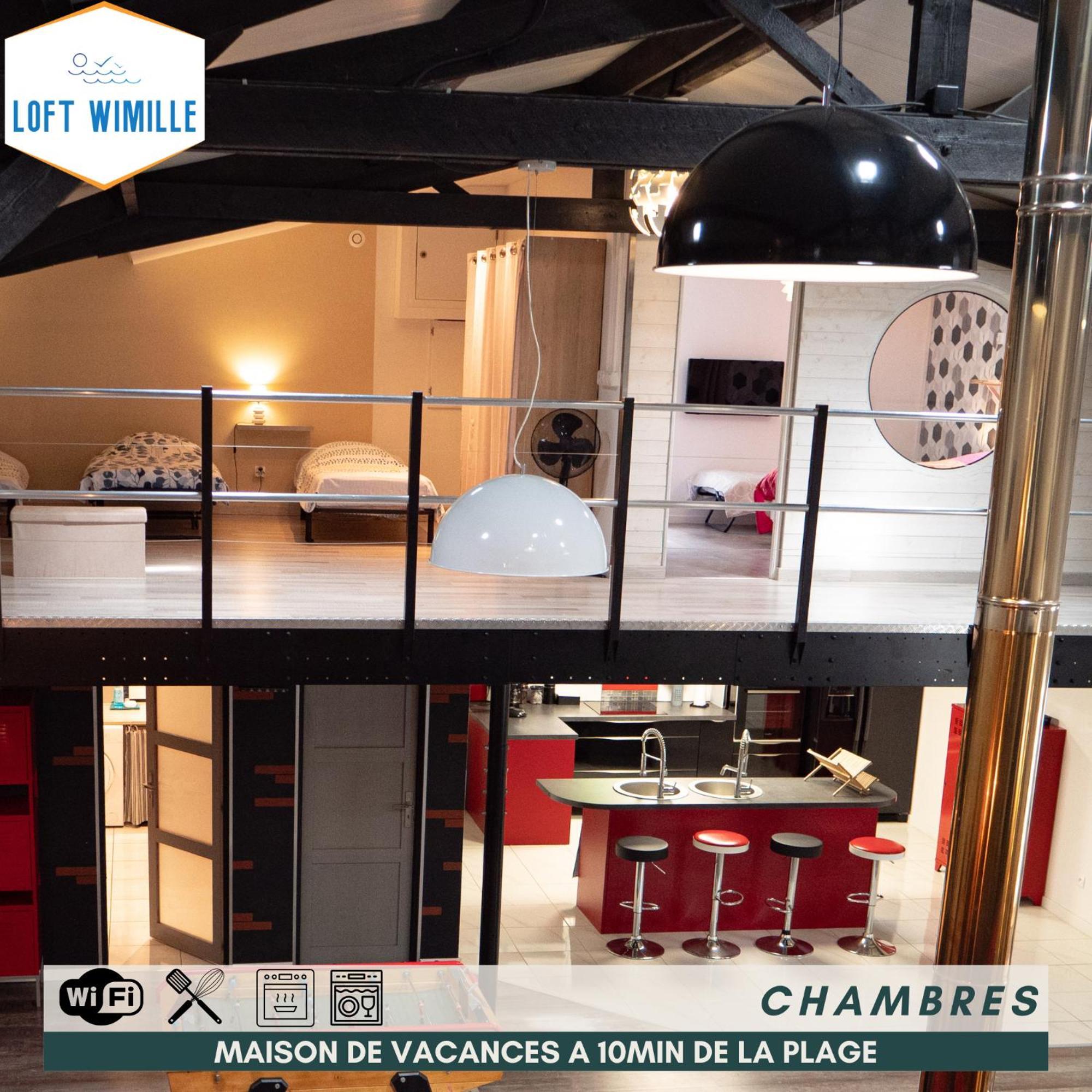 Loft Spacieux A Wimille, Proche De Nausicaa Et Des Plages, 8 Couchages エクステリア 写真